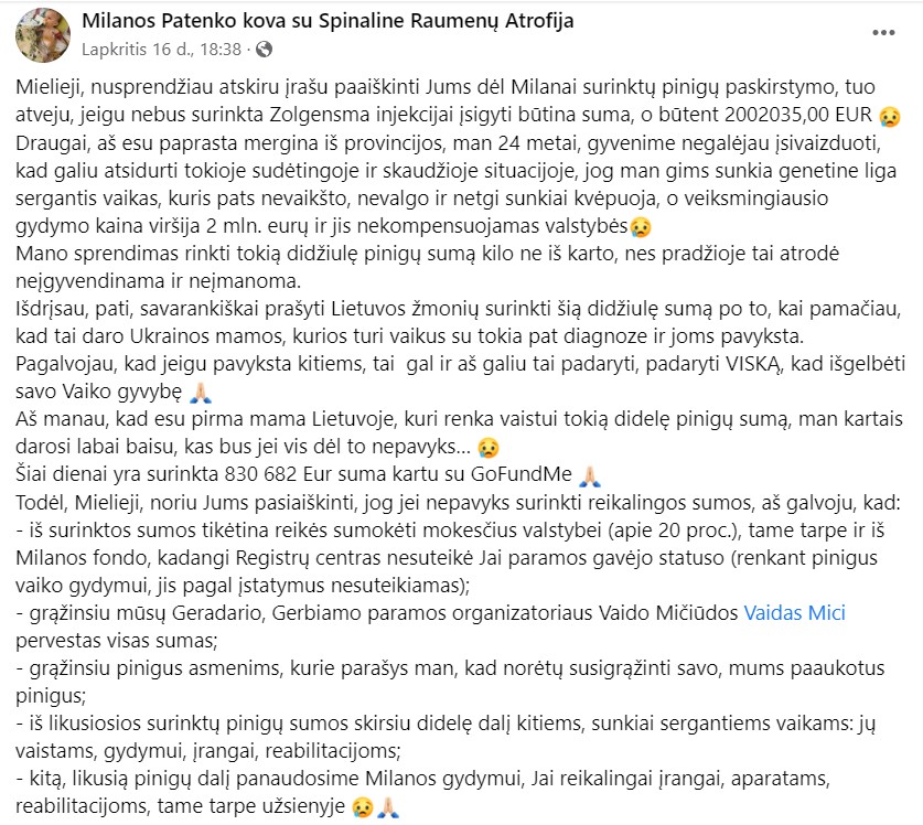 Milanos paskyra