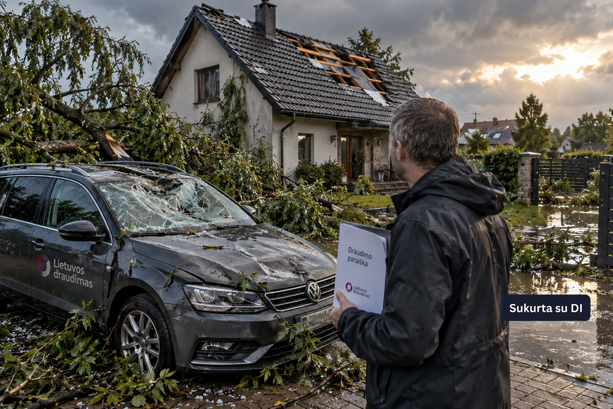 Liūdni vasaros rekordai: gamtos jėgos šiemet sukėlė triskart daugiau žalų