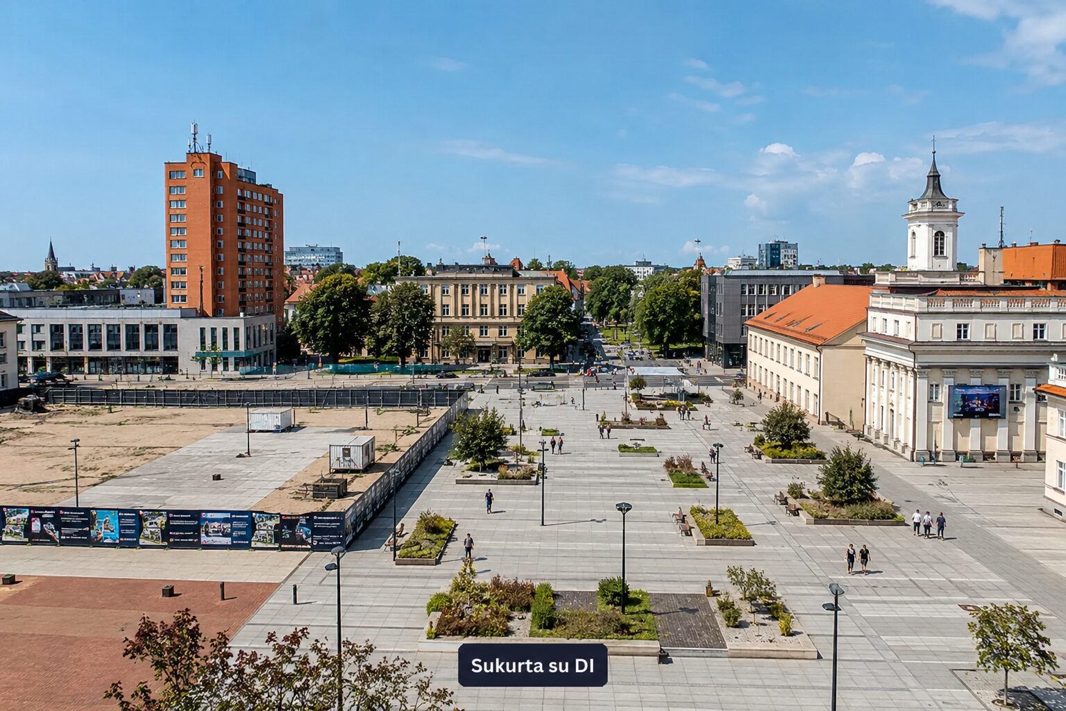Metų metus laukta žinia Klaipėdai: pasirašyta milijoninė Atgimimo aikštės sutartis