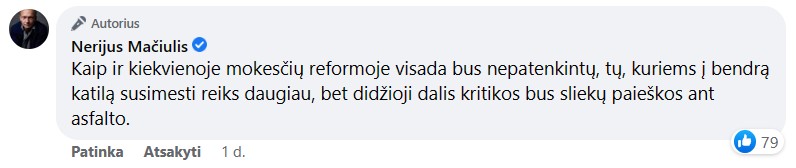 N. Mačiulio komentaras