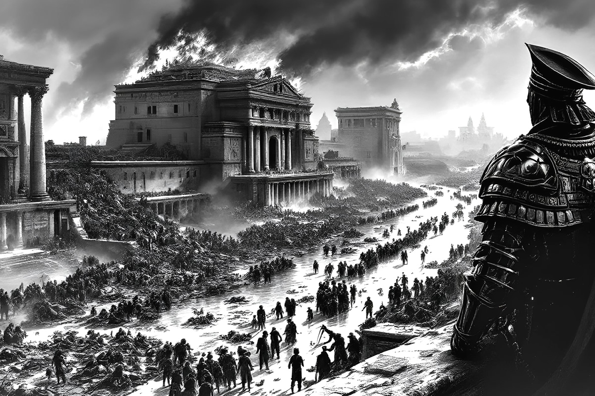 Konkistadorai. Tijų miestų imperija - Vatikanas. Knygos iliustracija.