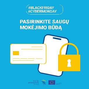 Pasirinkite saugų mokėjimo būdą