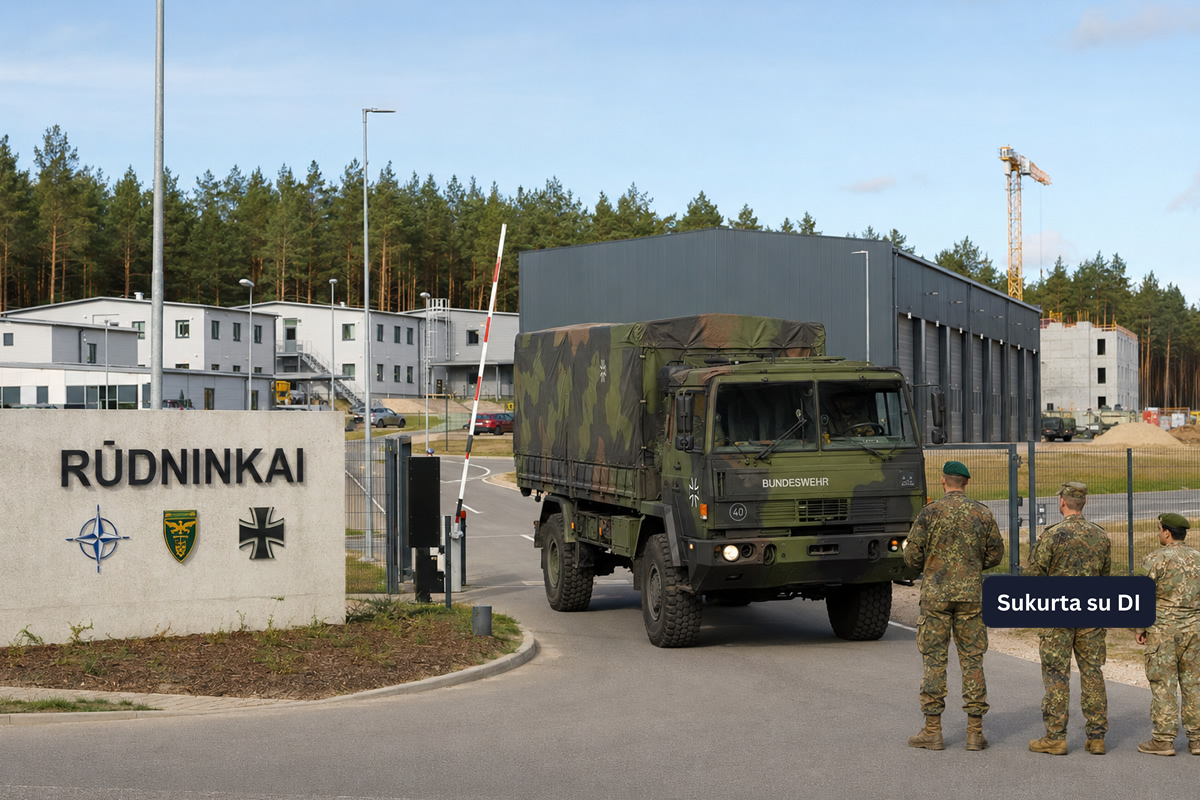 Vokietijos brigada Lietuvoje: NATO rytiniame flange karas dar niekada neatrodė toks artimas