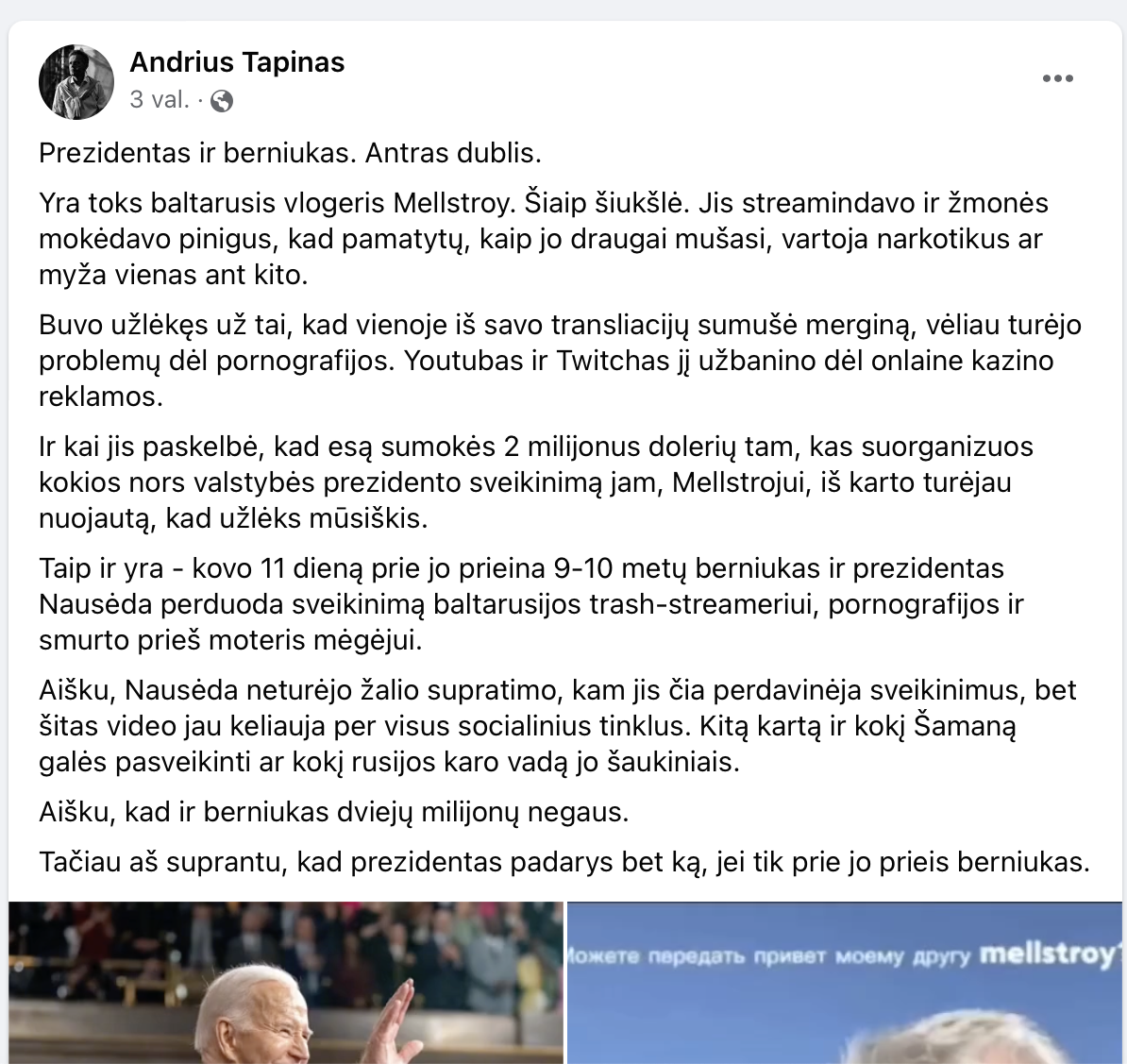 A. Tapino įra&scaron;as