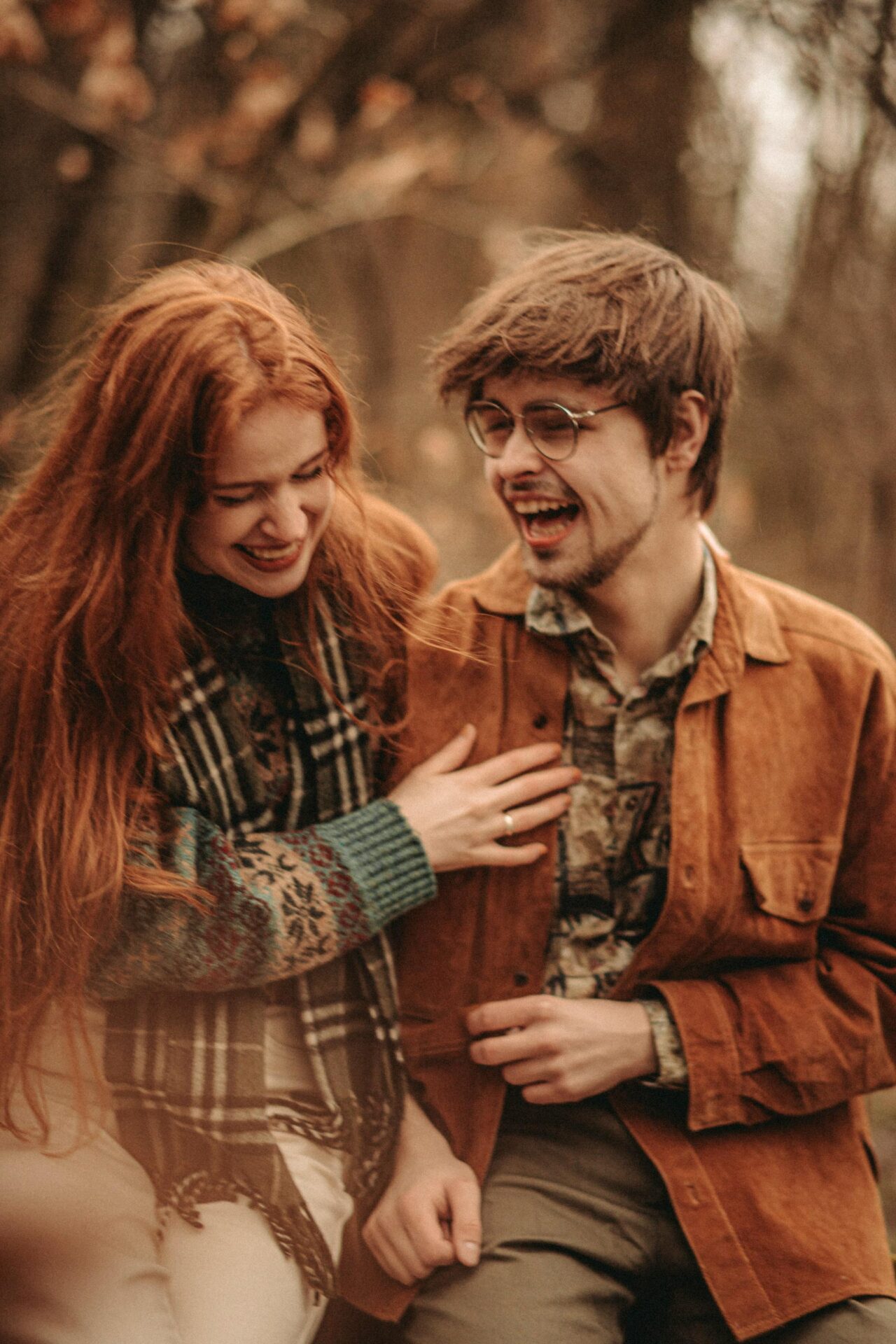 Laiminga pora. Vyras ir moteris. Pexels/ Hubert Kolucki nuotrauka