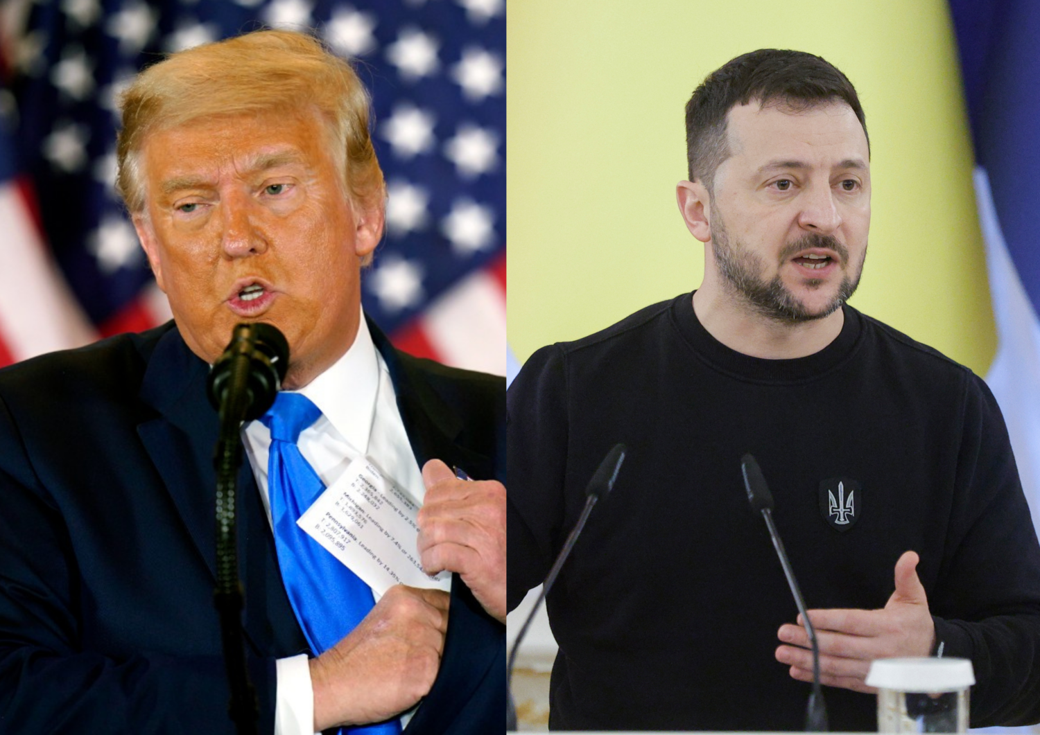 D. Trumpas, V. Zelenskis