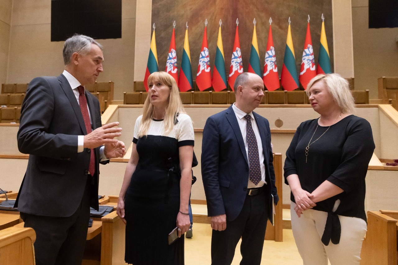 Europos Parlamento narių pažymėjimų įteikimo ceremonija