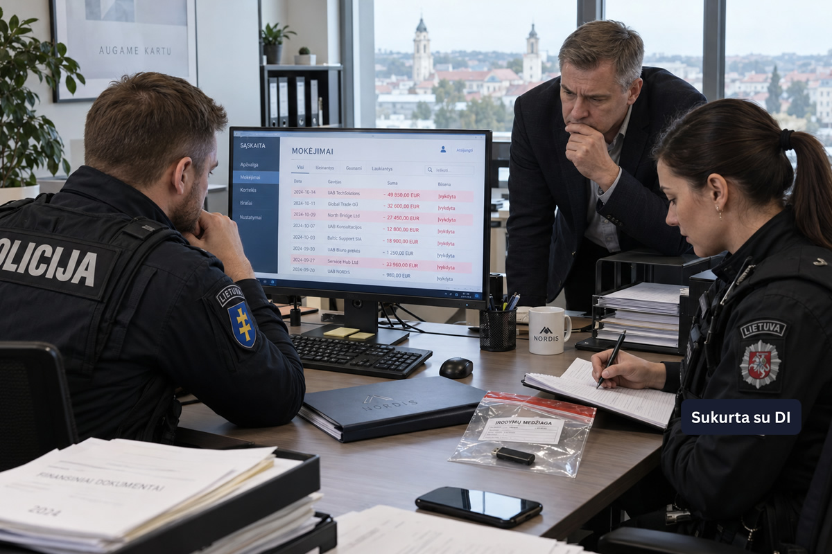 Policijos suvestinė: iš įmonių sąskaitų pasisavinta 200 tūkst. eurų, Panevėžyje nužudyta moteris